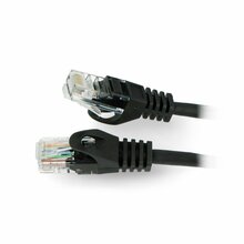 Võrgukaabel Lanberg PCU5-10CC-0200-BK, Cat5e, UTP, 2 m, must
