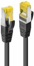 Võrgukaabel Lindy 47693, Cat6A S/FTP LSZH, 3 m, must