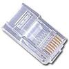 Modulaarne LAN pistik Gembird PLUG3UP6/50, RJ45, 8P8C, 6U, 50 tk, läbipaistev