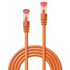 Võrgukaabel Lindy Cat6 S/FTP, 10 m, oranž