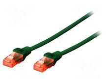 Võrgukaabel Digitus DK-1512-020/G, Cat5e UTP, 2 m, roheline