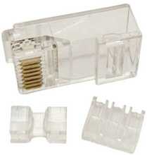 RJ45 pistik Extra Digital UTP CAT6A, 100 tk