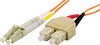 Optiline kaabel Deltaco LCSC-5M, OM1, LC-SC, duplex, multimode, 62.5/125, 5 m, oranž
