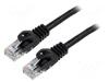 Võrgukaabel Lanberg PCU6-10CU-0500-BK, Cat6, UTP, LSZH, 5 m, must
