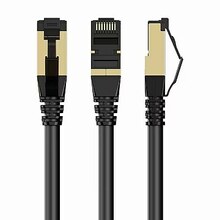 Võrgukaabel Gembird PP8-LSZHCU-BK-1.5M, Cat8, S/FTP, 1.5 m, must