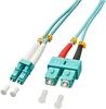 Optiline kaabel Lindy 46391, LC/SC, OM3, multimode, 2 m