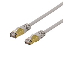 Võrgukaabel Deltaco SFTP-62AH, Cat6a, S/FTP, 2 m, hall