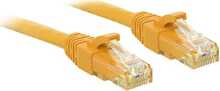 Võrgukaabel Lindy 48067, Cat6, U/UTP, 10 m, kollane