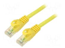 Võrgukaabel Lanberg PCU6-10CC-2000-Y, Cat6, UTP, 20 m, kollane