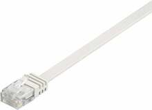 Võrgukaabel Goobay U/UTP Cat6 Flat, RJ45-RJ45, 20 m, valge