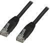 Võrgukaabel Deltaco TP-611S, Cat6, U/UTP, 1.5 m, must