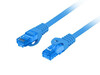 Võrgukaabel Lanberg PCF6A-10CC-0150-B, Cat6A, S/FTP, 1,5 m, sinine