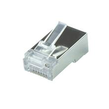 RJ-45 pistik Logilink MP0070, Cat6A, STP, hõbe, 50 tk
