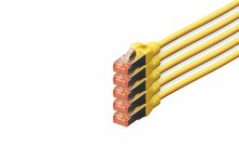 Võrgukaabel Digitus DK-1644-100-Y-5, Cat6, S/FTP, 10 m, kollane