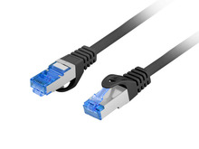 Võrgukaabel Lanberg PCF6A-10CC-1500-BK, Cat6A, S/FTP, 15 m, must