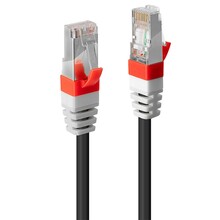 Võrgukaabel Lindy Cat6A S/FTP LSZH, 15 m, 500MHz, RJ45 M/M, 26AWG, must