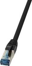 Võrgukaabel LogiLink CQ6125S, Cat6A, S/FTP, 30 m, must
