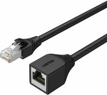 Võrgukaabel Unitek C1896BK-0.5M, Cat6, S/UTP, 0.5 m, must