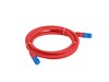 Võrgukaabel Lanberg PCF6A-10CC-0050-R, Cat6A, S/FTP, 0,5 m, punane