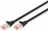 Võrgukaabel Digitus DK-1644-020/BL, Cat6 S/FTP, RJ-45, 2 m, must