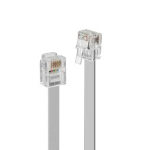 Võrgukaabel Lindy RJ12 M/M, 5 m, hall