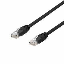 Võrgukaabel Deltaco TP-65UV, Cat6, U/UTP, 5 m, must