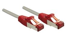 Võrgukaabel Lindy Cat6 S/FTP CrossOver, 3 m, hall/punane
