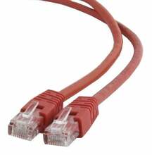 Võrgukaabel Gembird PP6U-5M/R, Cat6, UTP, 5 m, punane