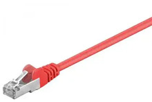 Võrgukaabel Goobay 95539, Cat5e, F/UTP, 1,5 m, punane