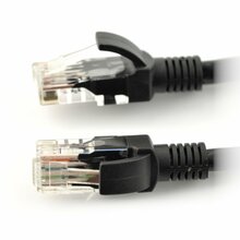 Võrgukaabel Lanberg PCU6-10CC-0050-BK, Cat6, U/UTP, 0.5 m, must