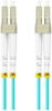 Valguskaabel Lanberg FO-LULU-MD31-0020-TQ, MM LC/UPC-LC/UPC duplex, 2 m, OM3 50/125, 3.0 mm, LSZH, aqua