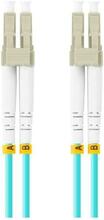 Valguskaabel Lanberg FO-LULU-MD31-0020-TQ, MM LC/UPC-LC/UPC duplex, 2 m, OM3 50/125, 3.0 mm, LSZH, aqua