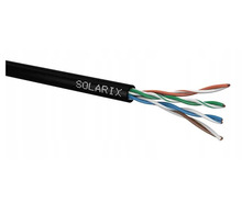 Võrgukaabel Solarix SXKD-5E-UTP-PE, Cat5e, UTP, PE, 305 m, must