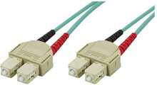 Optiline kaabel Deltaco SCSC-63, OM3, SC-SC, duplex, multimode, 50/125, 3 m