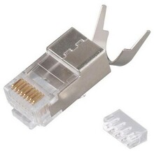 RJ45 pistikud Equip Cat8.1, varjestatud, 50 tk, hall