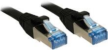 Võrgukaabel Lindy Cat6A S/FTP LSZH, RJ45 M/M, 500MHz, 5 m, must
