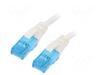 Võrgukaabel Digitus DK-1512-0025/WH, Cat5e, U/UTP, 0.25 m, valge