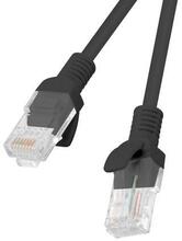 Võrgukaabel Lanberg PCU5-10CC-0100-BK, Cat5e, UTP, 1 m, must