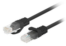 Võrgukaabel Lanberg PCU6-20CC-0200-BK, Cat6, U/UTP, 2 m, must