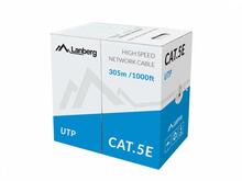 Võrgukaabel Lanberg UTP Cat5e, 305 m, must