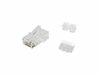 RJ45 pistikud Equip Cat6A UTP, 100 tk, läbipaistev