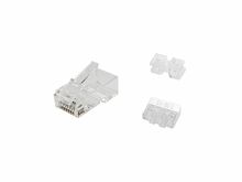 RJ45 pistikud Equip Cat6A UTP, 100 tk, läbipaistev