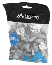 Juhtmepistik Lanberg PLS-5000EZ, RJ-45 FTP CAT5E, 100 tk, hall