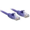 Võrgukaabel Lindy Cat6 U/UTP, RJ45 M/M, 250MHz, 5 m, lilla