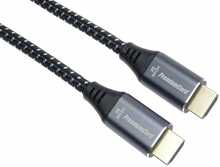 HDMI kaabel Premiumcord Ultra HDMI 2.1 High Speed + Ethernet, 8K60Hz, 2 m, kullatud otsad