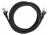Võrgukaabel Lanberg PCU5-10CC-1000-BK, Cat5e, UTP, 10 m, must
