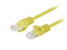 Võrgukaabel Lanberg PCU6-20CC-0050-Y, Cat6, UTP, 0.5 m, kollane