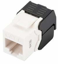 Keystone moodul Digitus DN-93603, Cat6, UTP, valge/must