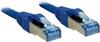 Võrgukaabel Lindy Cat6A S/FTP LSZH, RJ45 M/M, 500MHz, 1 m, sinine
