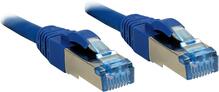 Võrgukaabel Lindy Cat6A S/FTP LSZH, RJ45 M/M, 500MHz, 1 m, sinine